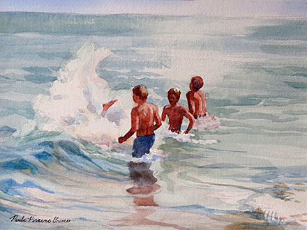 Frolicking in the Waves