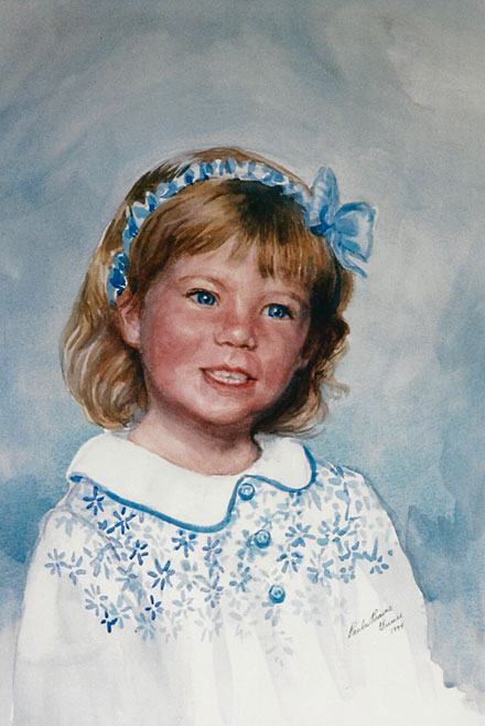 Young Girl in Blue